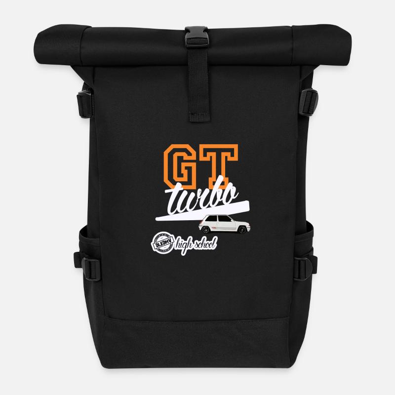 DLEDMV - GT Turbo - Sac à dos roll top - noir