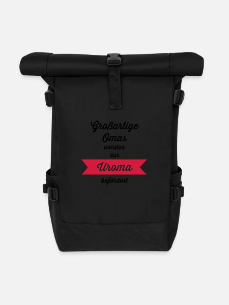 Großartige Omas - Rolltop Rucksack - Schwarz