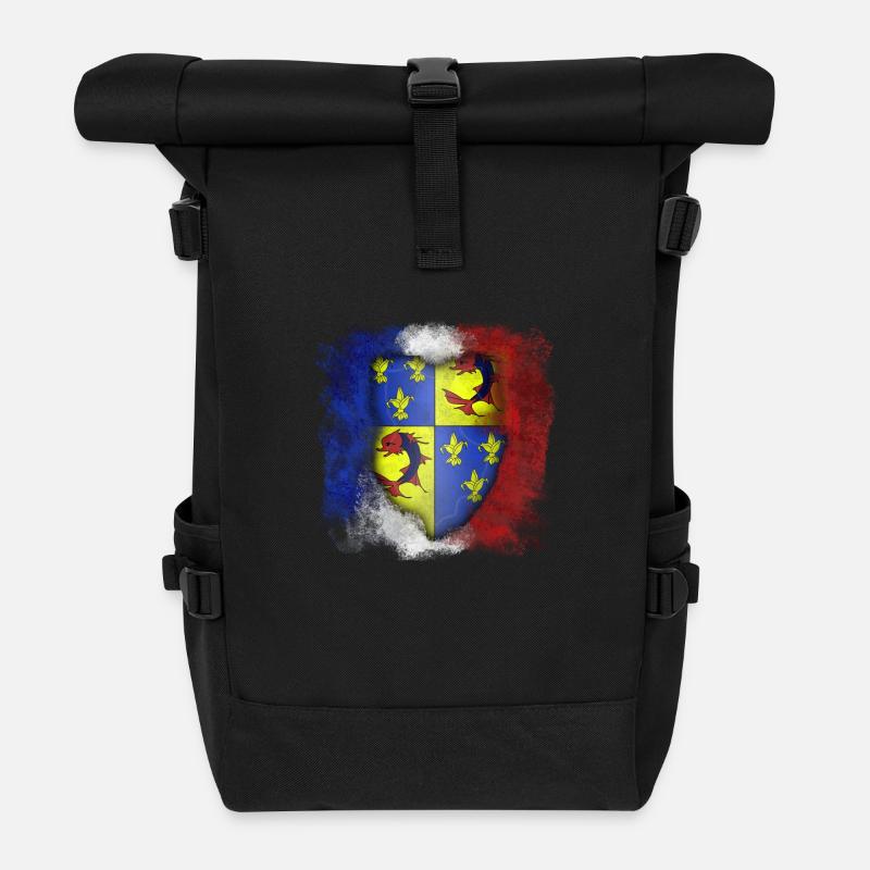 Dauphiné - Sac à dos roll top - noir