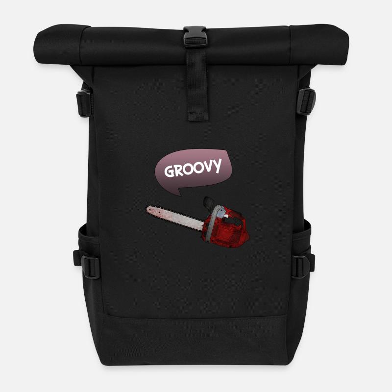 Evil dead - Groovy chains - Rolltop Rucksack - Schwarz