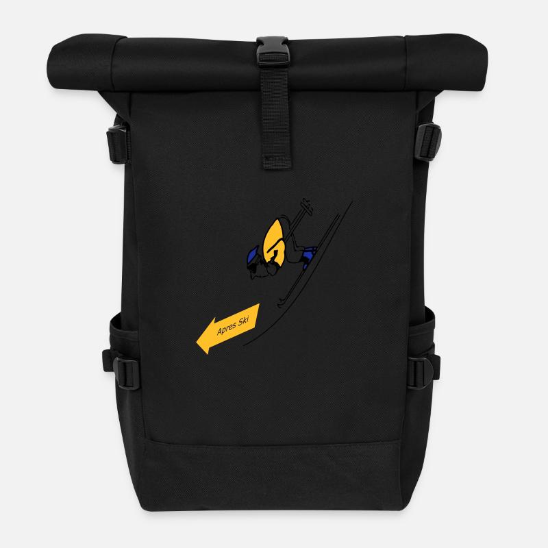 Apres ski - Rolltop Rucksack - Schwarz