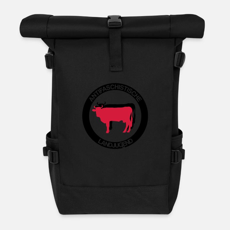 Antifaschistische Landjugend - Rolltop Rucksack - Schwarz