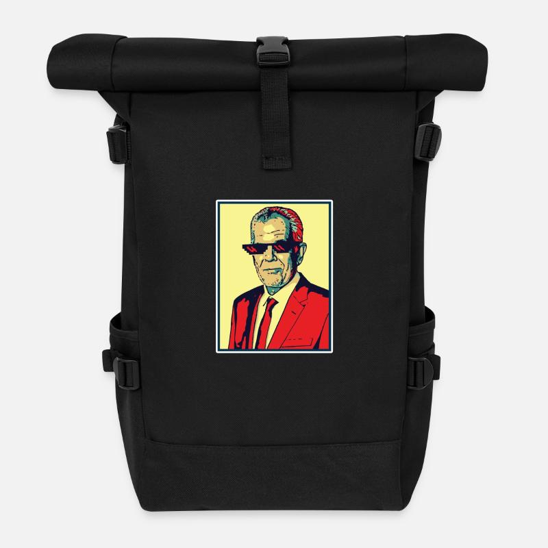 VDB ICON VAN DER BELLEN - Rolltop Rucksack - Schwarz