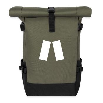 bandes de Genève - Sac à dos roll top - olive/noir - Devant