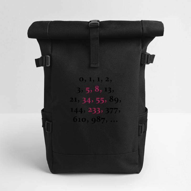 fibonacci sequence (2c) Roll Top Backpack