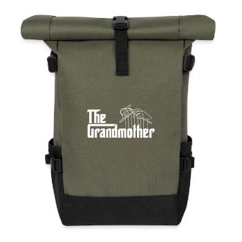 Die Großmutter - Rolltop Rucksack - Olive/Schwarz - Vorne