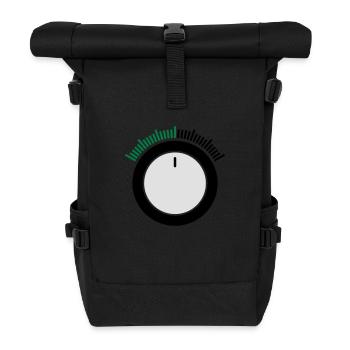 Regler Lautstärke Power Tuner Volume Control 2 - Rolltop Rucksack - Schwarz - Vorne