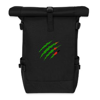 Claw Klaue Laender Zambia png - Roll Top Backpack - black - Front