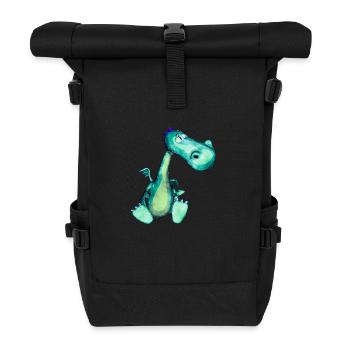 Dragon Ermel by Sabina Elisabeth - Rolltop Rucksack - Schwarz - Vorne