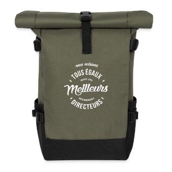Les meilleurs deviennent Directeurs - Sac à dos roll top - olive/noir - Devant
