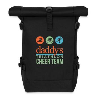 Triathlon Cheer Team - Roll Top Backpack - black - Front