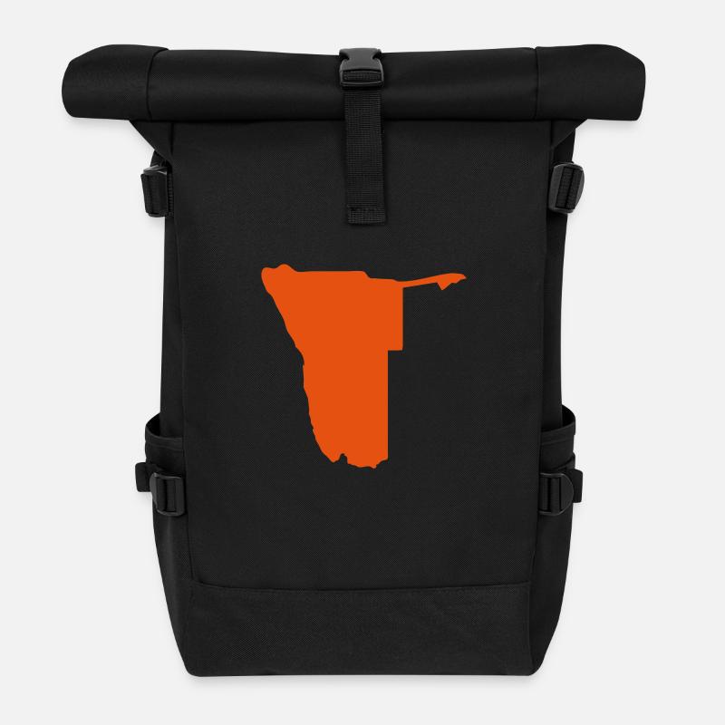 Namibia - Rolltop Rucksack - Schwarz