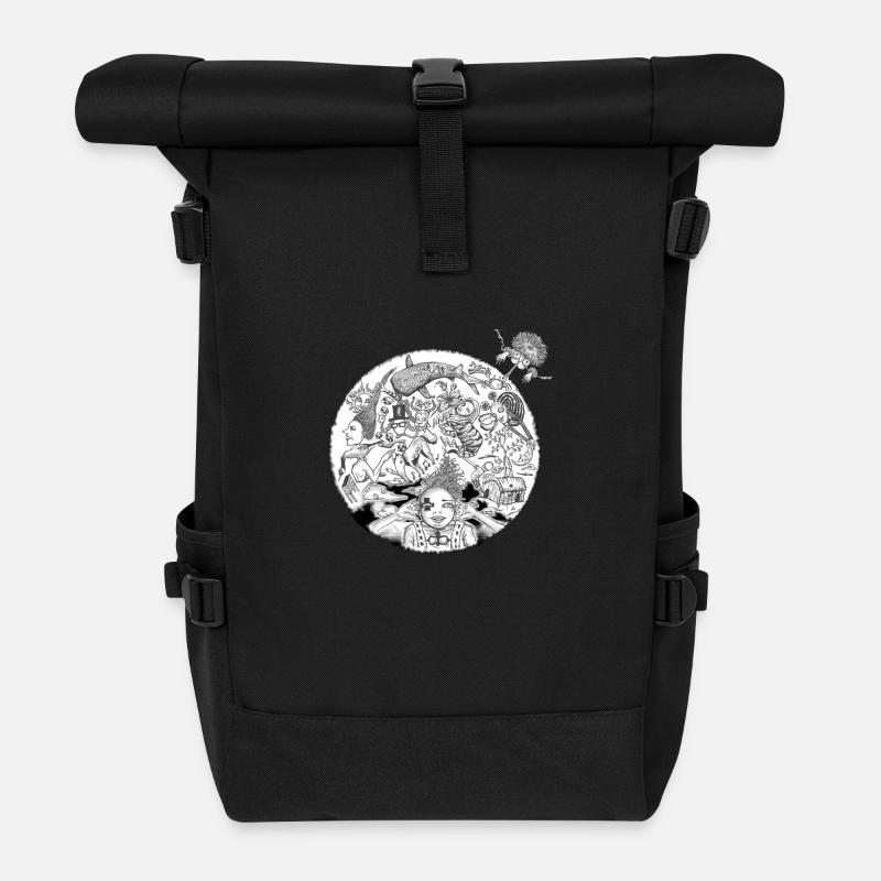 HGL - Roll Top Backpack - black