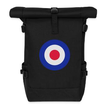MOD Roundel Bullseye Target - Roll Top Backpack - black - Front
