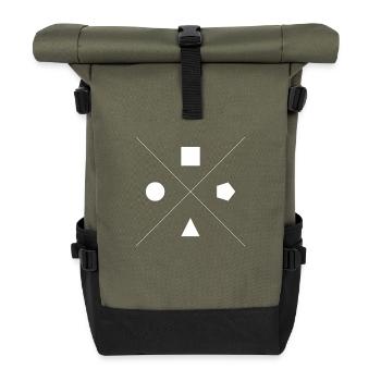 Formen 2 - Rolltop Rucksack - Olive/Schwarz - Vorne