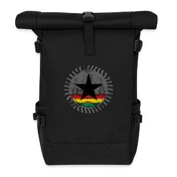 roots reggae star - Sac à dos roll top - noir - Devant