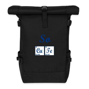 So cute - Rolltop Rucksack - Schwarz - Vorne