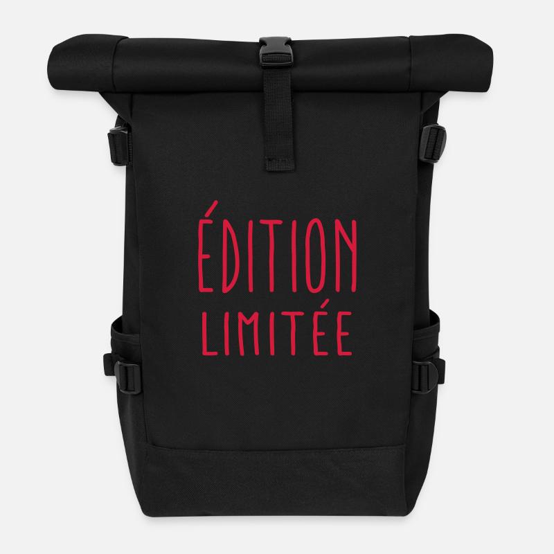 Limited Edition (1c) - Rolltop Rucksack - Schwarz