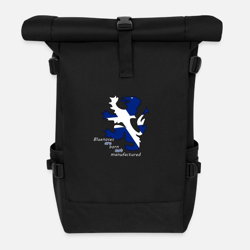 Bluenoses are Born - Roll Top Backpack - black