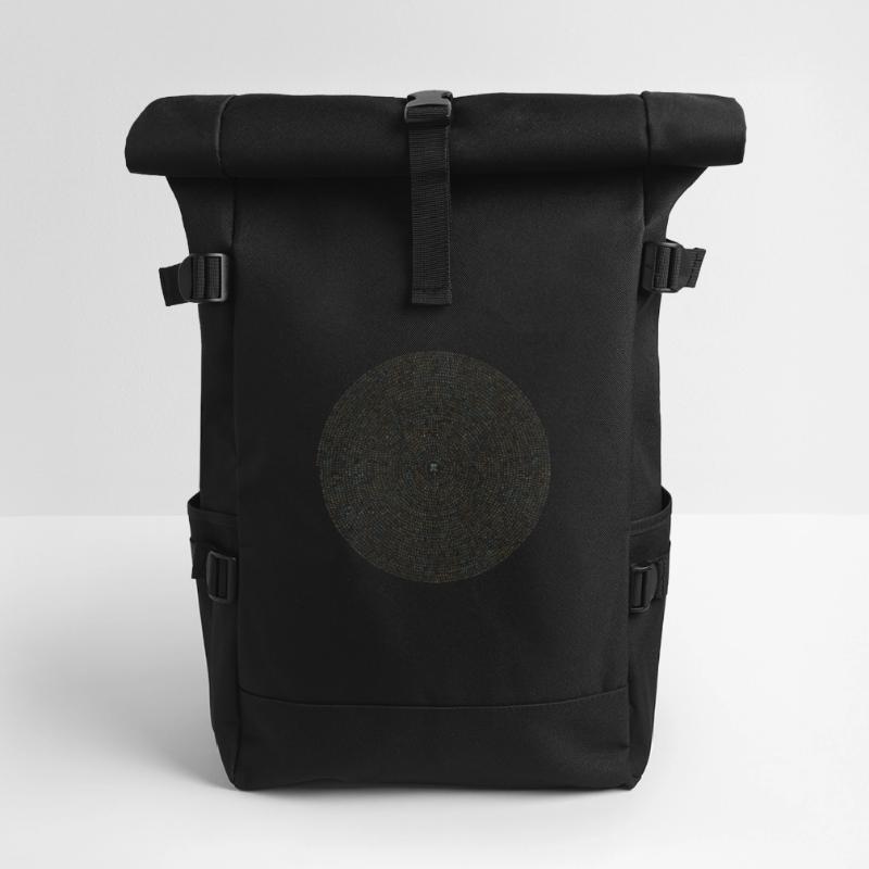 Pi mathematics gift math spiral circle irrational Rolltop Rucksack