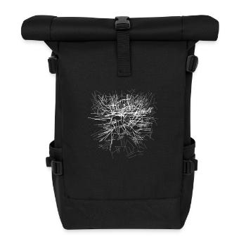 Gothic - Viking - abstract - Roll Top Backpack - black - Front