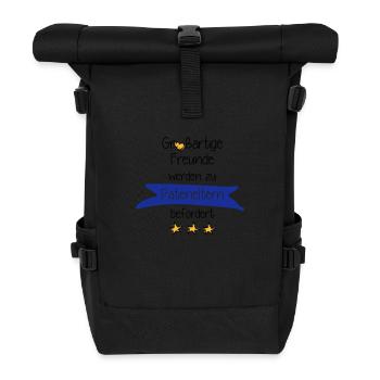 Großartige Freunde - Rolltop Rucksack - Schwarz - Vorne