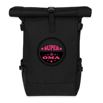 Super oma 111 - Rolltop Rucksack - Schwarz - Vorne