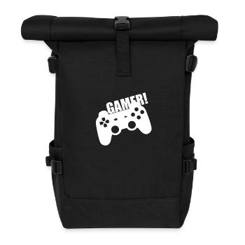 Console de jeux vidéo Jeux Console PC - Sac à dos roll top - noir - Devant
