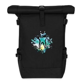 zahn design - Rolltop Rucksack - Schwarz - Vorne
