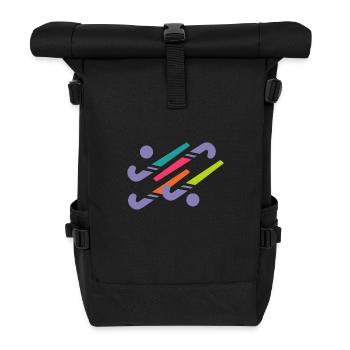 Crosse de hockey - Sac à dos roll top - noir - Devant