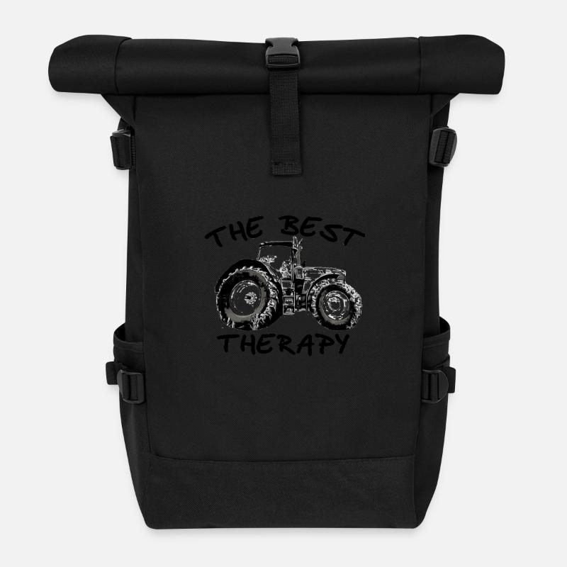 Traktor - Rolltop Rucksack - Schwarz
