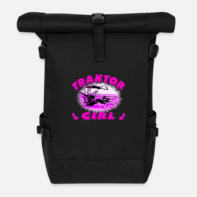 Traktor - Rolltop Rucksack - Schwarz