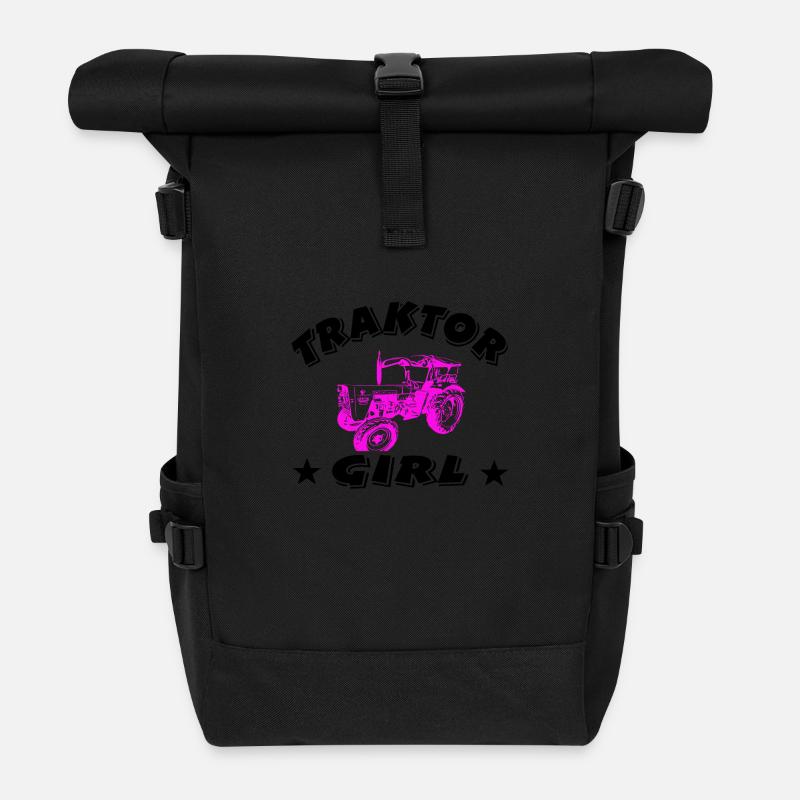 Traktor - Rolltop Rucksack - Schwarz