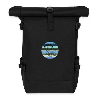 Paramotorisation Rétro Design - Sac à dos roll top - noir - Devant
