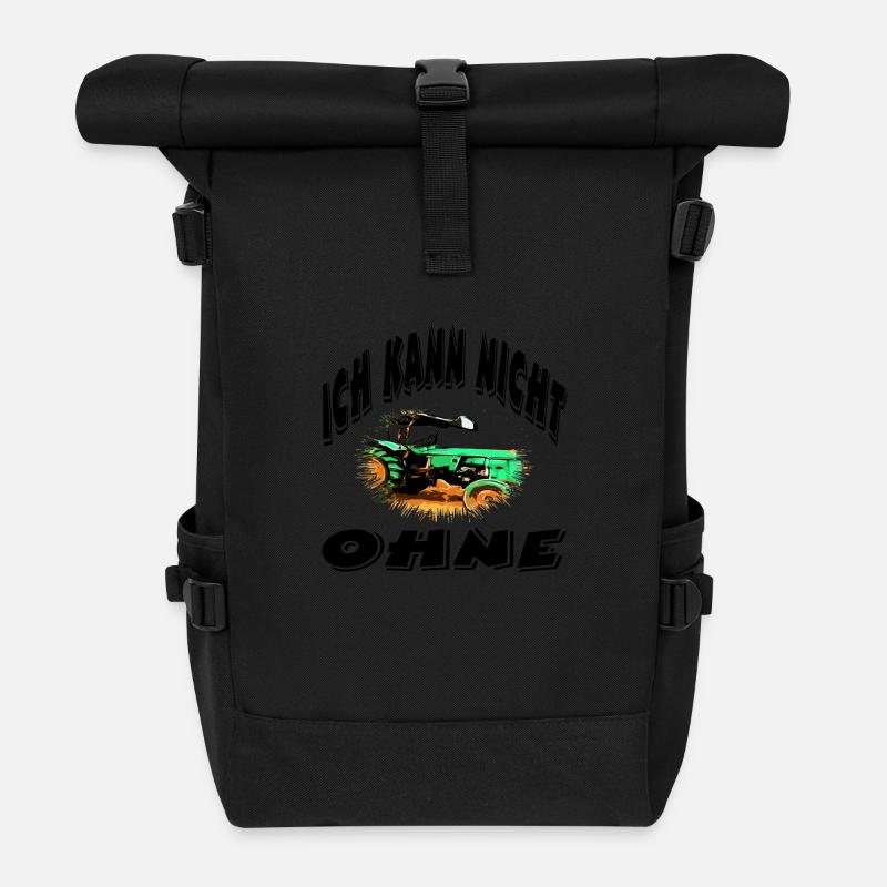 Traktor - Rolltop Rucksack - Schwarz