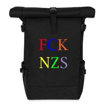 FCK NZS - Roll Top Backpack - black - Front