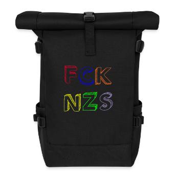 FCK NZS - Roll Top Backpack - black - Front