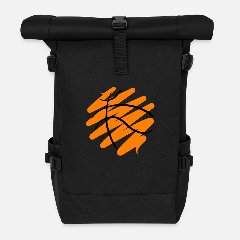 Basket-ball 62 - Sac à dos roll top - noir