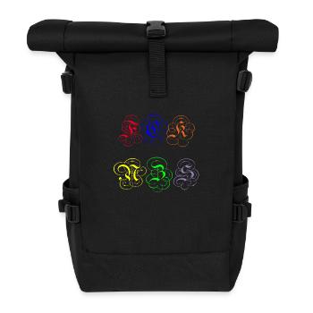 FCK NZS - Roll Top Backpack - black - Front
