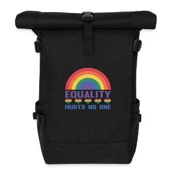 Equality hurts no one - Roll Top Backpack - black - Front