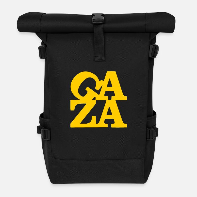 Gaza - Sac à dos roll top - noir