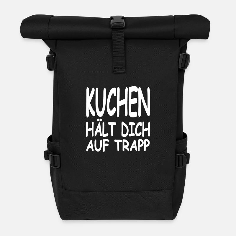 Kuchen - Rolltop Rucksack - Schwarz