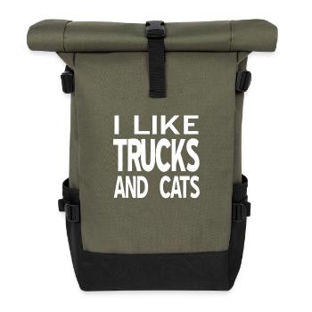 Trucks - Roll Top Backpack - olive/black - Front