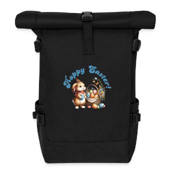 Pâques houblonnées - Sac à dos roll top - noir - Devant