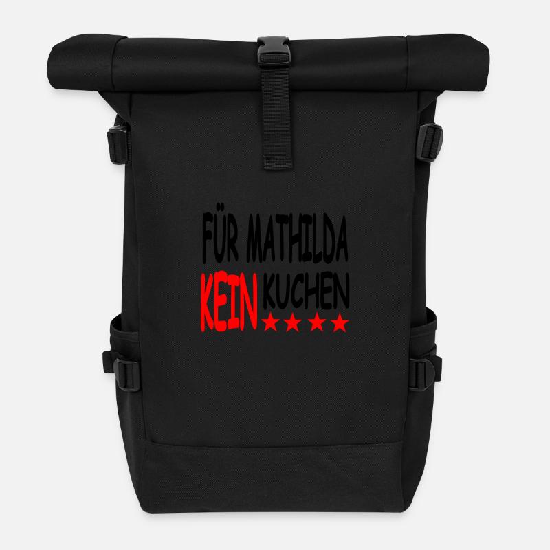 Kuchen - Rolltop Rucksack - Schwarz