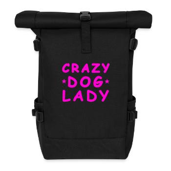 Canine - Sac à dos roll top - noir - Devant