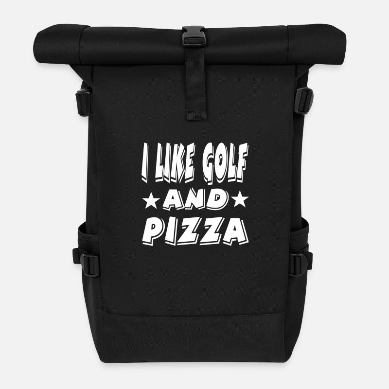 Golf - Rolltop Rucksack - Schwarz