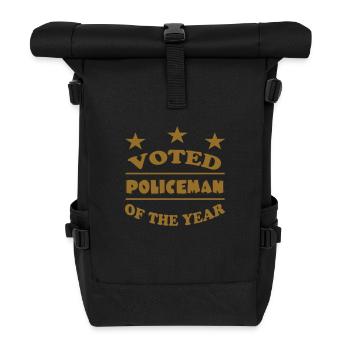 VOTED POLICEMAN OF THE YEAR - Sac à dos roll top - noir - Devant