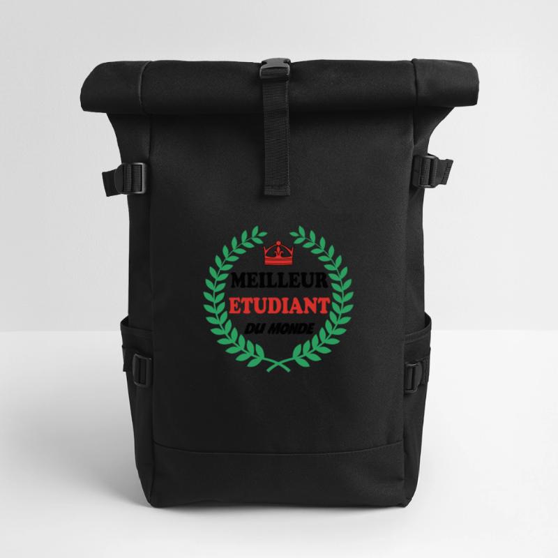BESTER STUDENT DER WELT Rolltop Rucksack