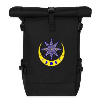 Star of Inanna - Roll Top Backpack - black - Front